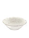 Bonna Grain Porcelain Salad Bowl White 20x20cm
