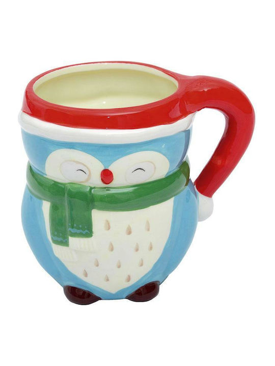 LiebeQueen Christmas Mug Light Blue 1pcs