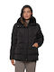 Rino&Pelle Women's Short Puffer Jacket for Winter BLACK