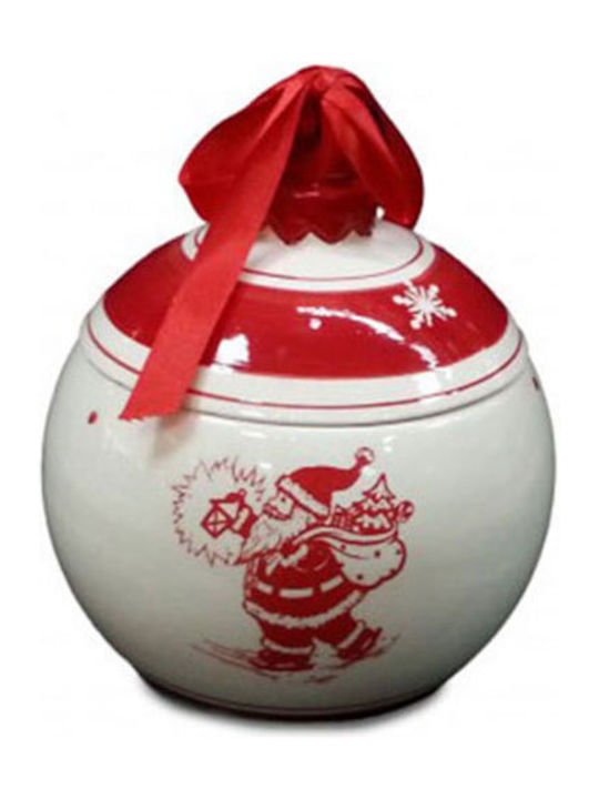 Christmas Cookie Jar Ceramic Height 22cm 1pcs