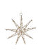 Koopman Metal Illuminated Christmas Decorative Pendant Star