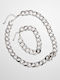 Urban Classics Set Silberne Ketten Hand