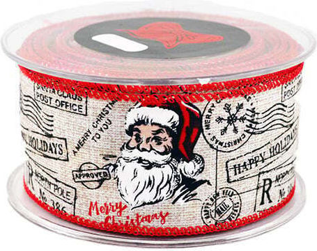 Kappa Decor Post It To Santa Christmas Ribbon Red 900x5.5cm 1pc