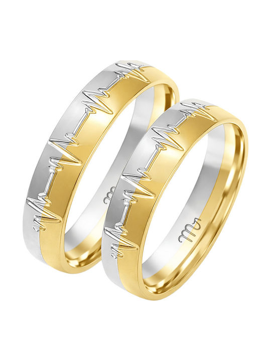 FenixJewelry Σετ Βέρες από Χρυσό 14Κ FenixJewelry Σετ Βέρες από Χρυσό 14Κ