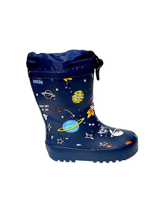 Pelmark Kids Wellies with Internal Lining Blue