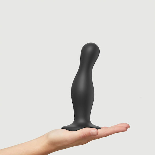 Strap On Me Ρεαλιστικό Dildo με Βεντούζα Μαύρο