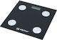 Alpina Appliances Smart Badezimmerwaage 180kg mit Körperfettmessung & Bluetooth Schwarze