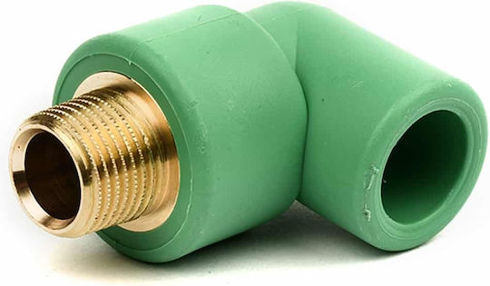 Palaplast Γωνία Σωλήνα Πολυπροπυλενίου Αρσενικό 32mm 77235