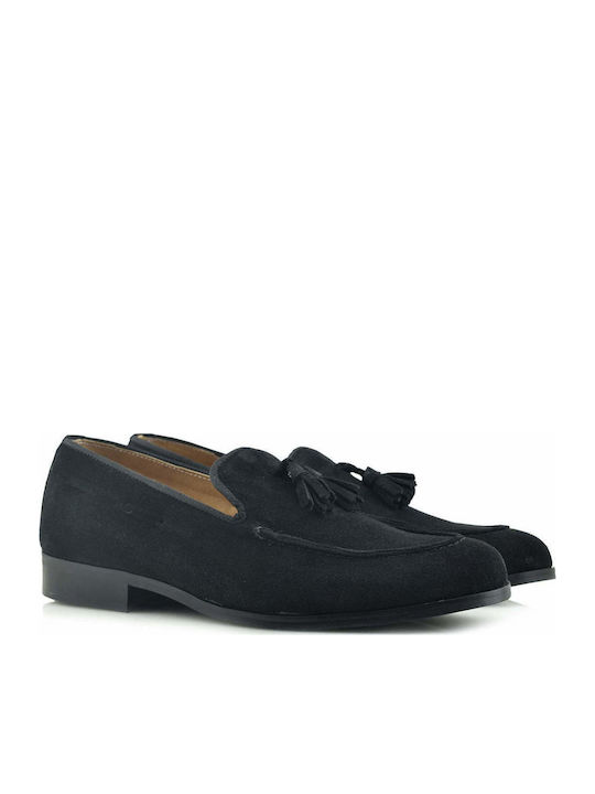 Men's Leather Moccasins Black