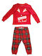 Energiers Kids' Pajamas Winter red It's Xmas