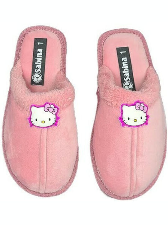 Sabina Kids Slippers Pink