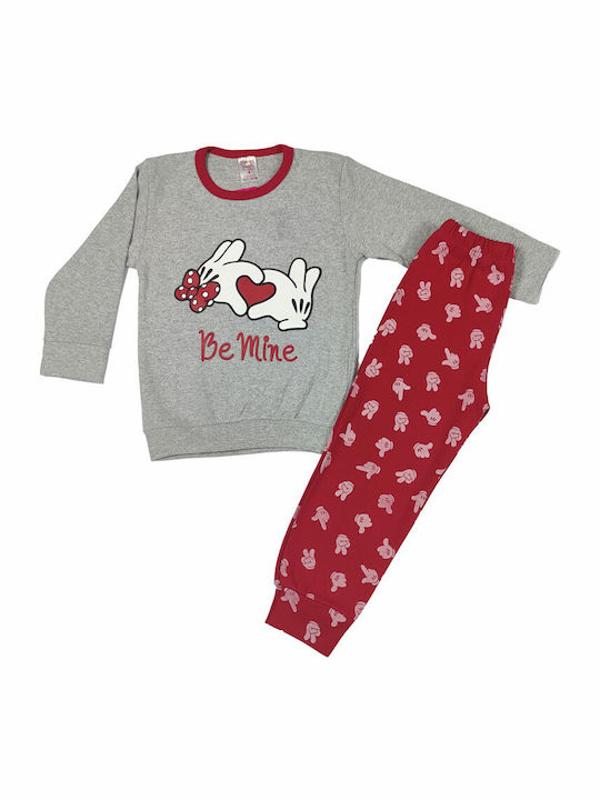 Bonito Kids Pyjamas grey Be Mine