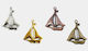 Metallic Craft Item 50pcs in Copper Color