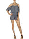 Women's One-piece Shorts Blue