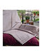 Palatex Mykonos Sofa Throws 2 Seater 180x230cm Purple