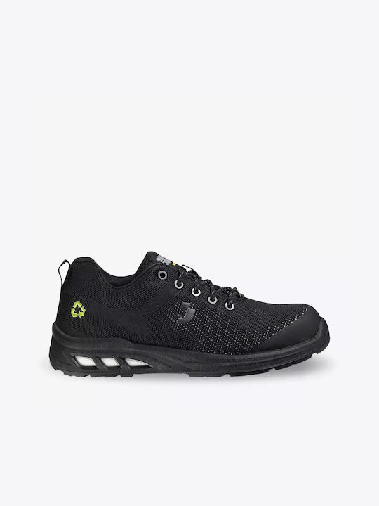 Safety Jogger Low Safety Black S1P with Certification ESD , FO ,SR