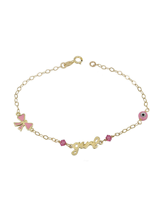 Kids Bracelet from Gold 9K