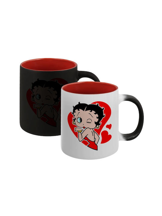 Koupakoupa Betty Boop Ceramic Cup Red 330ml