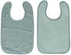 Bebejou Sepp Baby Bib Fabric Green 2 Pieces