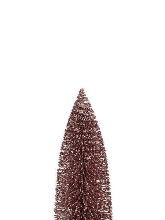 Decorațiune de Crăciun Lemn Braduleț 32cm. Roz