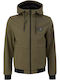 Sweatshirt mit Kapuze Khaki