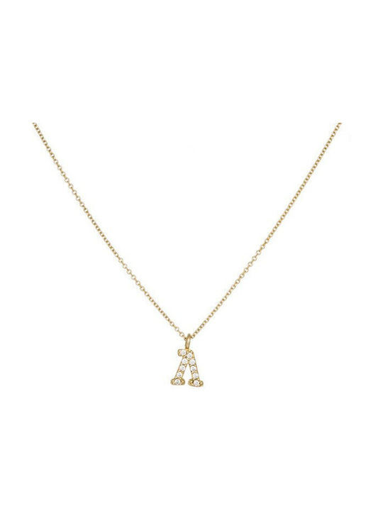 Colier Monogramă din Aur 14K