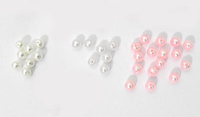 Craft Beads Beige 4800pcs 6mm