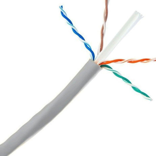Redled U/UTP Cat.6 (Gigabit) Καλώδιο Δικτύου Ethernet 1m