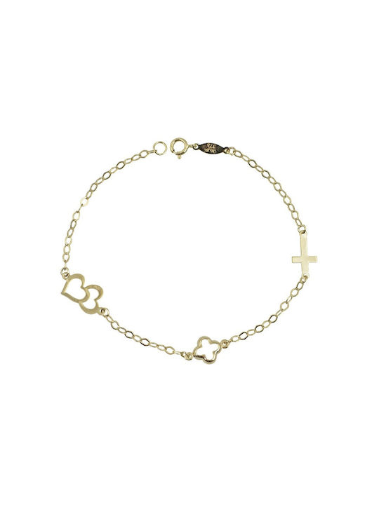 Emanouilidis Ilias Kids Bracelet from Gold 9K