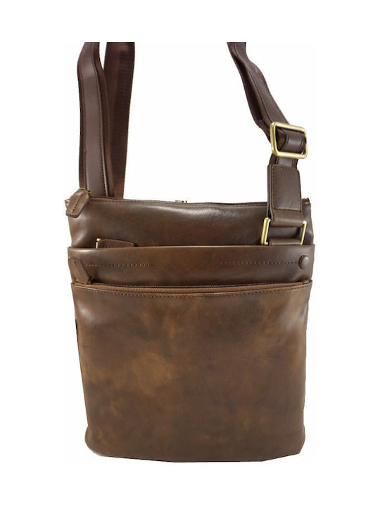 Mybag Leather Men's Bag Shoulder / Crossbody Brown