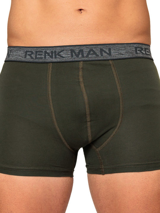 Herren Boxershorts Haki 1Packung