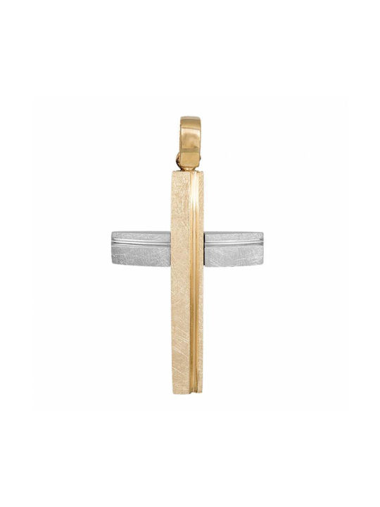 Herren Gold Kreuz 14K