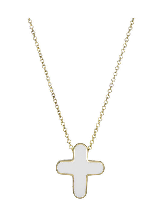 Gold Cross 14K with Chain