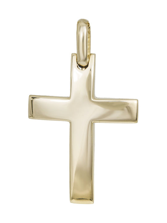 Herren Gold Kreuz 14K