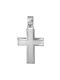 Men's White Gold Cross 9K