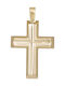 Herren Gold Kreuz 14K