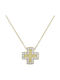 Gold Kreuz 14K mit Kette