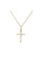 Women's Gold Cross 14K with Chain