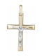 Men's Gold Cross 14K with the Crucified