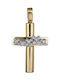 Damen Gold Kreuz 14K