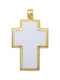 Cross from Gold Plated Silver