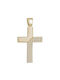 Women's Gold Cross 14K Double Sided