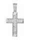 Men's Gold Cross 14K Double Sided