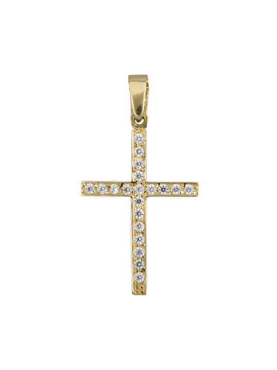 Femeiesc Aur Cruce 14K