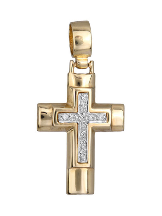 Damen Gold Kreuz 9K