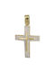 Damen Gold Kreuz 14K