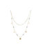 Necklace Double from Gold 14K