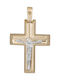 Men's Gold Cross 14K with the Crucified Αντρικός