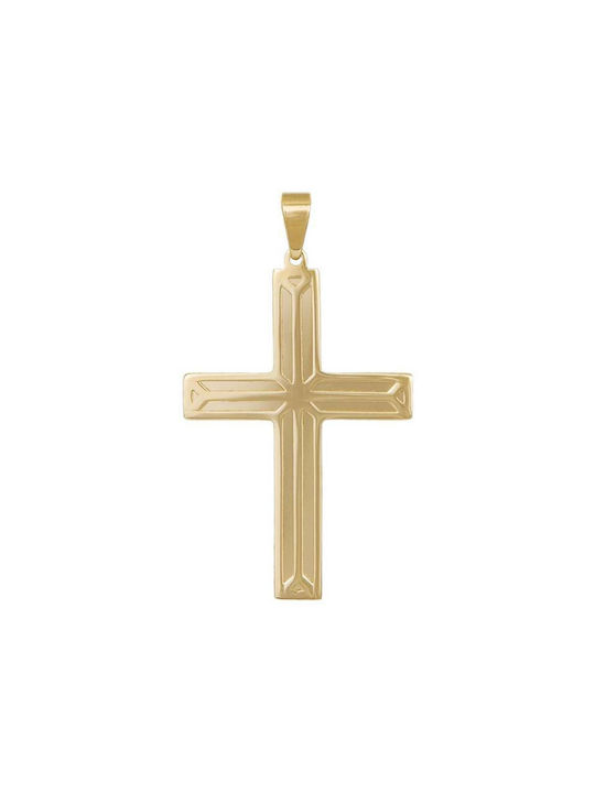 Herren Gold Kreuz 9K