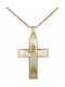 Herren Gold Kreuz 9K mit Kette